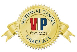 National Center Veteran's Institute for Procurement Graduate badge